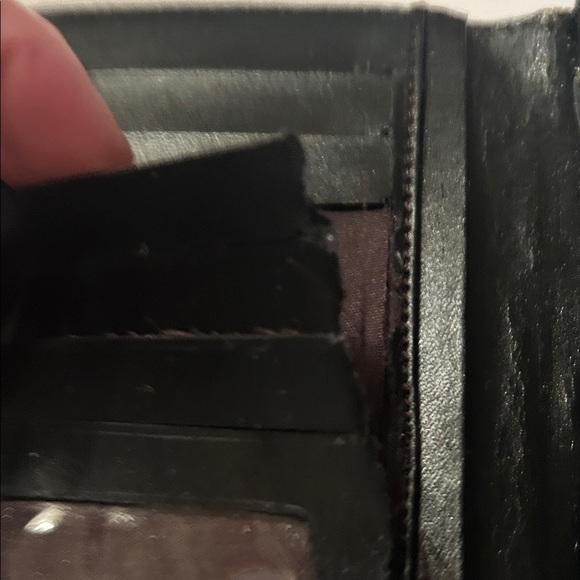 Burberry Beige and Black Checkered Wallet - Picture 3 of 4